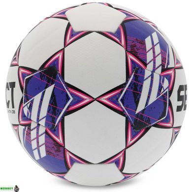М'яч футбольний SELECT ATLANTA DB FIFA BASIC V23 №4 білий-фіолетовий