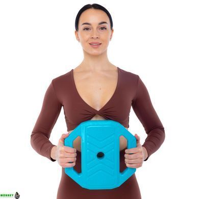 Штанга для фітнесу (фітнес памп) LiveUp LP8035-40 довжина-1,4м 28мм 40кг різнокольоровий