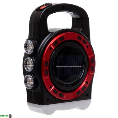 Ліхтар кемпінговий світлодіодний переносний X-BALOG HB-6678C (3 LED+COB, USB-вхід, 20W, р-р 19,6х14,1см, чорний)