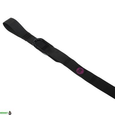 Кольца гимнастические для Кроссфита ABS GYM RINGS EZOUS E-01 d-28мм черный-фиолетовый