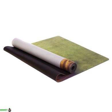 Коврик для йоги Замшевый Record FI-5662-49 размер 183x61x0,3см зеленый