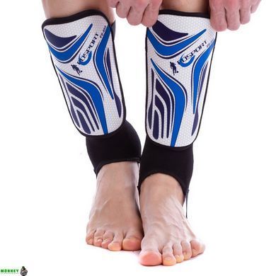 Щитки футбольні із захистом кісточки FDSPORT FS-692 M (EVA, р-р M, L,)
