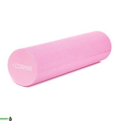 Масажний ролик Cornix EVA+ 60 x 15 см (валик, роллер) XR-0308 Pink
