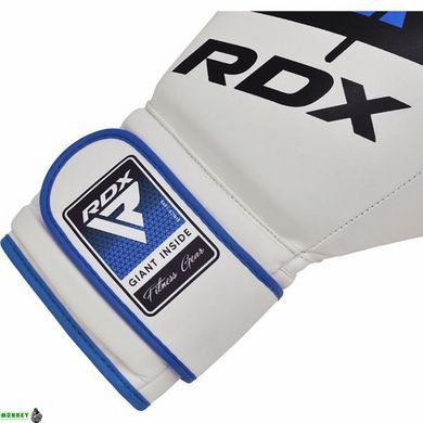 Боксерські рукавиці RDX F7 Ego Blue 14 унцій (капа в комплекті)