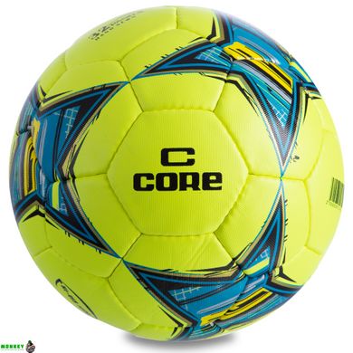 Мяч футбольный CORE HI VIS1000 CR-018 №5 PU лимонный
