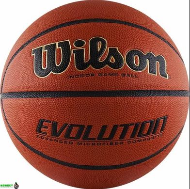 М'яч баскетбольний Wilson Evolution brown size 7