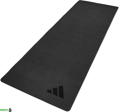 Коврик для йоги Adidas Premium Yoga Mat черный Уни 176 х 61 х 0,5 см