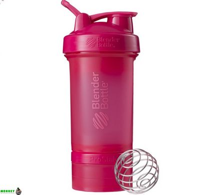 Шейкер спортивный BlenderBottle ProStak 22oz/650ml с 2-мя контейнерами Pink FL (ORIGINAL)