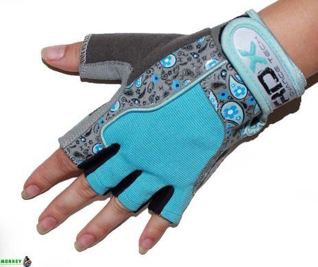 Перчатки для фитнеса женские RDX Blue L