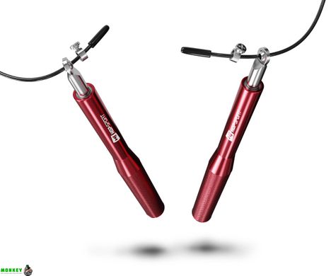 Скакалка Hop-Sport Crossfit с алюминиевыми ручками HS-A020JR красная