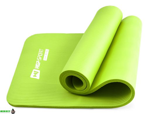 Мат для фитнеса и йоги Hop-Sport HS-N015GM 1,5 см салатовый