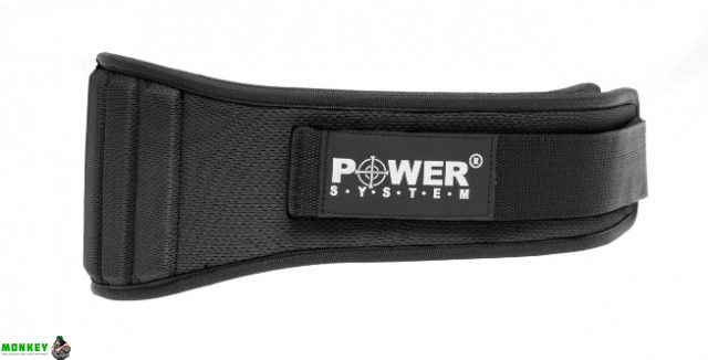 Пояс неопреновый для тяжелой атлетики Power System Neopren PS-3200 Black S
