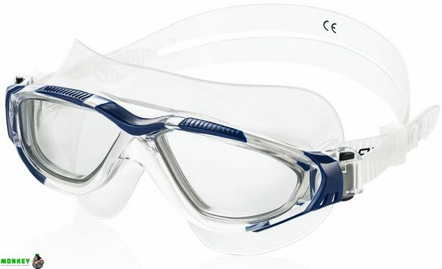 Очки для плавания Aqua Speed ​​BORA 2525 темно-синий, прозрачный Уни OSFM