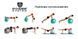 М'яч для фітнесу і гімнастики Power System PS-4012 Pro Gymball 65 cm Black