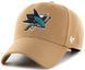 Кепка MVP 47 Brand SAN JOSE SHARKS карамельний Уні OSFA