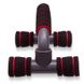Упори для віджимань SP-Sport FI-1777 PUSH-UP BAR 12x23см сірий-червоний