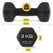 Гантели виниловые 4FIZJO 2 x 3 кг 4FJ0194