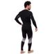 Футболка компрессионная мужская с длинным рукавом LIDONG UA-501-2 рост 110-190 см черный-серый