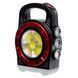 Ліхтар кемпінговий світлодіодний переносний X-BALOG HB-6678C (3 LED+COB, USB-вхід, 20W, р-р 19,6х14,1см, чорний)