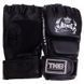 Перчатки для смешанных единоборств MMA кожаные TOP KING Super TKGGS Черный S