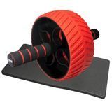 Колесо для пресса Power System PS-4107 Full Grip AB Red + коврик Red/Black Koleso dlya pressa Power System PS-4107 Full Grip AB Red