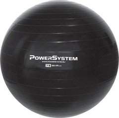М'яч для фітнесу і гімнастики Power System PS-4013 Pro Gymball 75 cm Black
