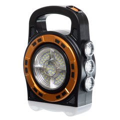 Ліхтар кемпінговий світлодіодний переносний X-BALOG HB-6678L (3 LED+SMD, USB-вхід, 20W, р-р 19,6х14,1см, чорний)
