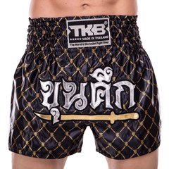 Шорти для тайського боксу та кікбоксингу TOP KING TKTBS-215 XS-XXL чорний-золотий