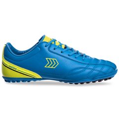 Сороконіжки взуття футбольне OWAXX DMO20313-4 SKYBLUE_NAVY_LIME розмір 41-45 (верх-PU, підошва-RB, блакитний-лимонний)