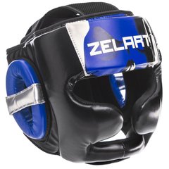 Шолом боксерський з повним захистом ZELART BO-1320 M-XL кольори в асортименті