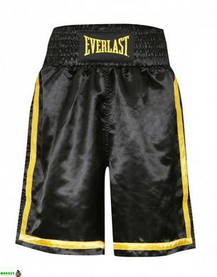 Шорти боксерські Everlast COMP BOXE SHORT чорний, золотий Чол L