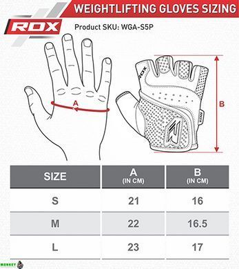 Перчатки для фитнеса женские RDX Pink M
