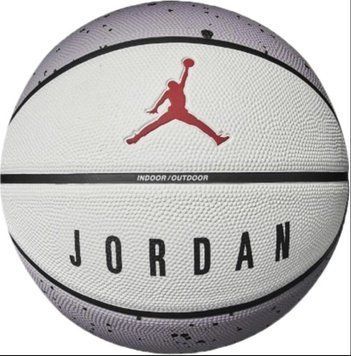 Мяч баскетбольный Nike JORDAN PLAYGROUND 2.0 8P DEFLATED CEMENT GREY/WHITE/BLACK/FIRE RED size 7