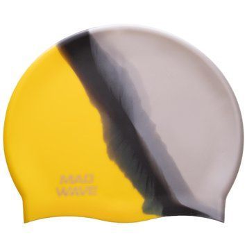 Шапочка для плавання MadWave MULTI BIG M053111 Жовтий (силікон)