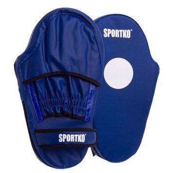 Лапа Пряма подовжена для боксу та єдиноборств SPORTKO PD4 Синій 36x20x5см 2шт