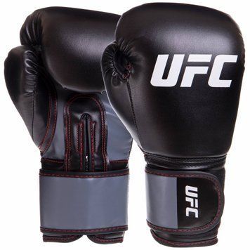 Боксерські рукавиці UFC Boxing UBCF-75180 12 унцій чорний