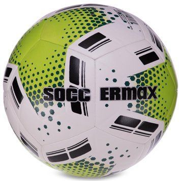 Мяч футбольный HYBRID SOCCERMAX FIFA FB-3119 Белый-желтый №5 PU