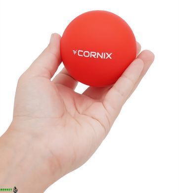 Масажний м'яч Cornix Lacrosse Ball 6.3 см XR-0117 Red