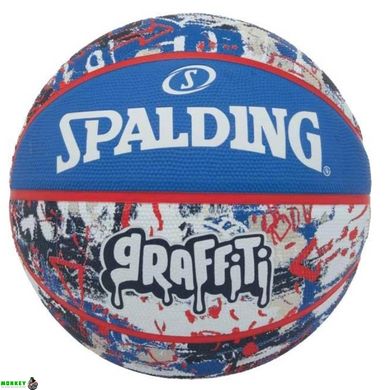Мяч баскетбольный Spalding Graffitti Ball синий,