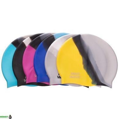 Шапочка для плавання MadWave MULTI BIG M053111 Жовтий (силікон)