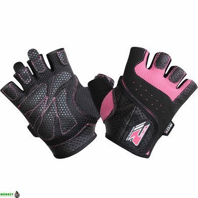 Перчатки для фитнеса женские RDX Pink M