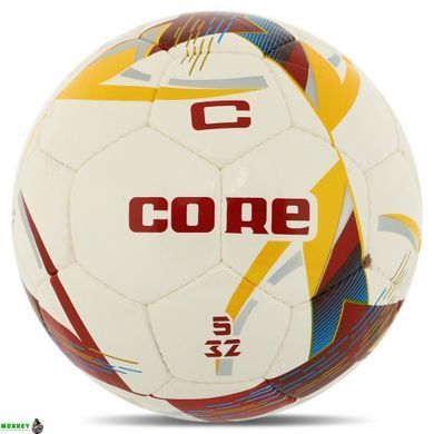 М'яч футбольний CORE GALAXY FB-8461 Білий-Блакитний №5