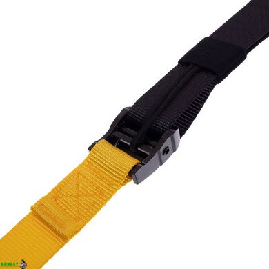 Тренировочные подвесные петли TRX FI-3595 черный-желтый