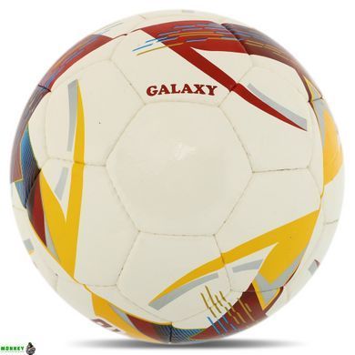 М'яч футбольний CORE GALAXY FB-8461 Білий-Блакитний №5