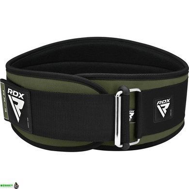 Пояс для тяжелой атлетики RDX RX3 EVA Curve неопреновый Army Green M