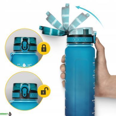 Бутылка для воды спортивная 4FIZJO 1000 мл Sky Blue/Blue (P-5905973400763)