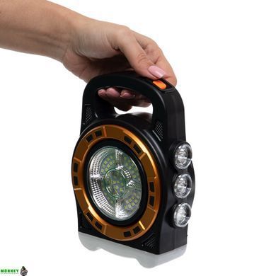 Фонарь кемпинговый светодиодный переносной X-BALOG HB-6678L (3 LED+SMD, USB-вход, 20W, р-р 19,6х14,1см, черный)