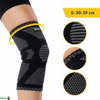 Фиксатор (бандаж) для колена 4FIZJO 1 шт Size S (P-5907739317872)