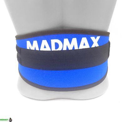 Пояс для тяжелой атлетики MadMax MFB-421 Simply the Best неопреновый Blue M