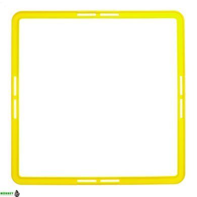 Тренировочная напольная сетка квадратная HEXAGON Agility Grid SP-Sport C-1411 Салатовый 42,5x42,5см